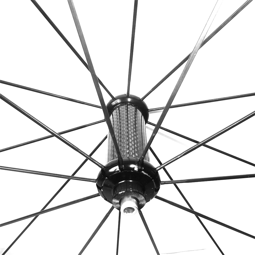 Carbon road bike wheels 38mm clincher Power way R36 hubs